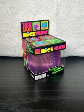 NeeDoh Nice Cube Squishy Sensory Fidget Toy - Purple